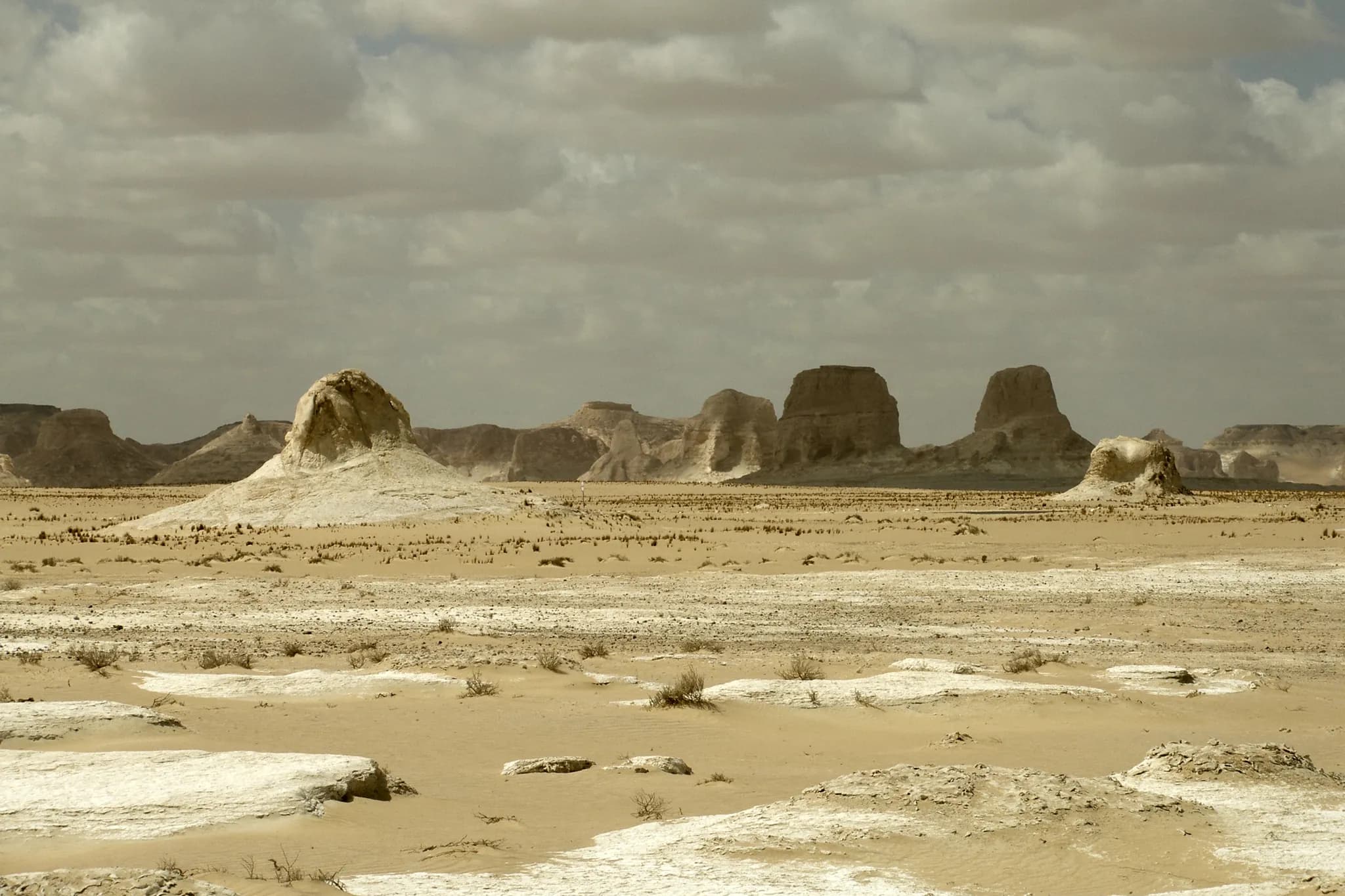 Bílá poušť Farafra Egypt