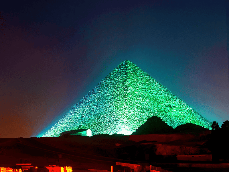 Sound & Light Show At The Pyramids