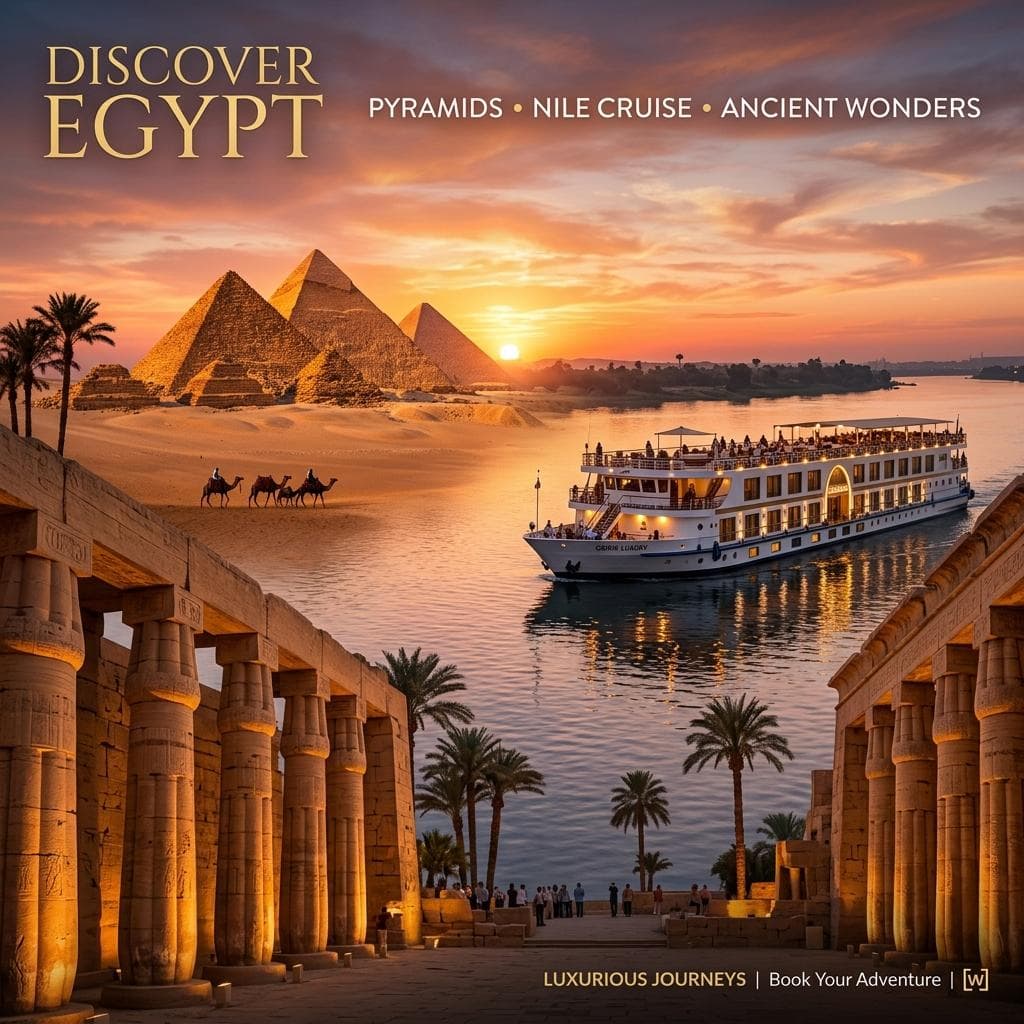 Balíček 12denního zájezdu do Egypta