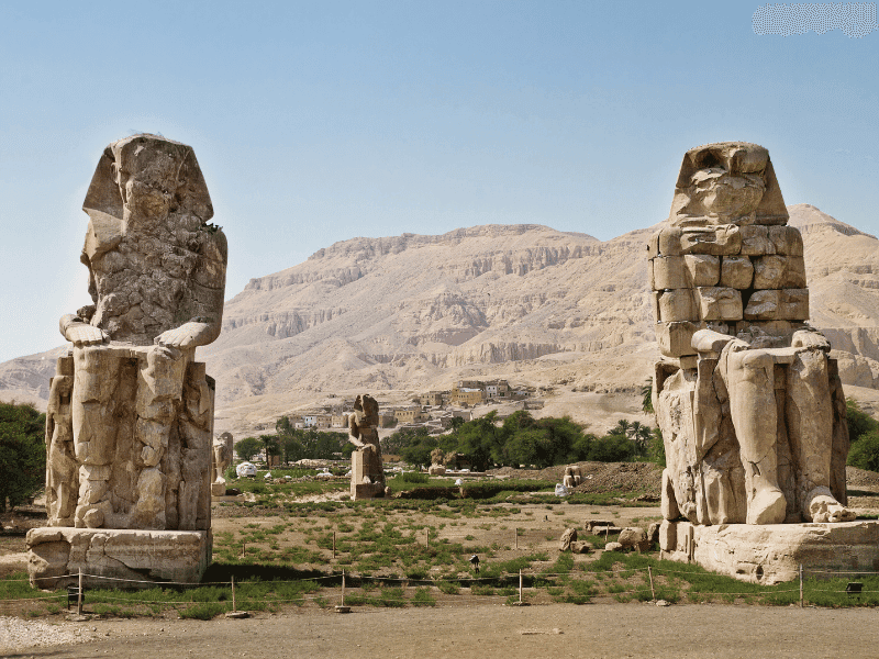 Memnon Statues in Egypt
