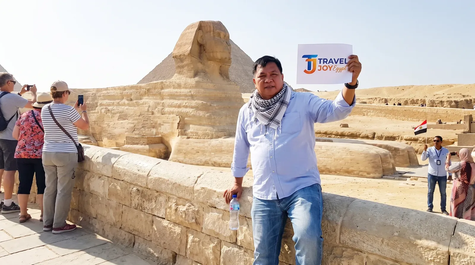 Viajantes em Great Sphinx of Giza – Maravilhas Antigas do Egito: Cairo, Nilo e Luxor