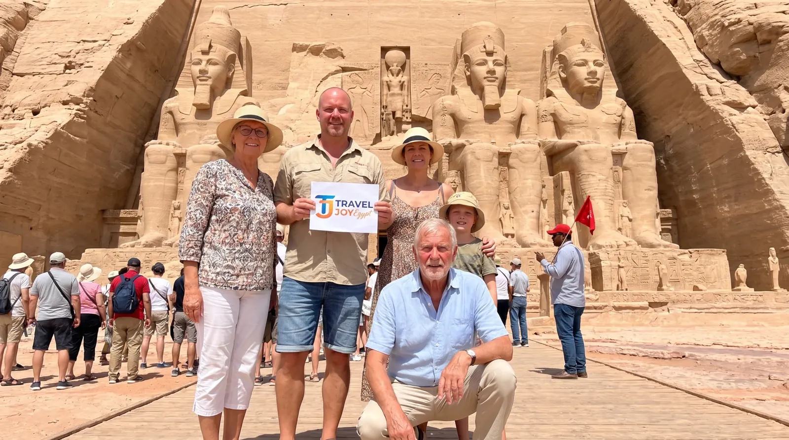 Reisende bei Abu Simbel Temples, Aswan – 10-tägige klassische Ägypten-Tour mit Expertenführer