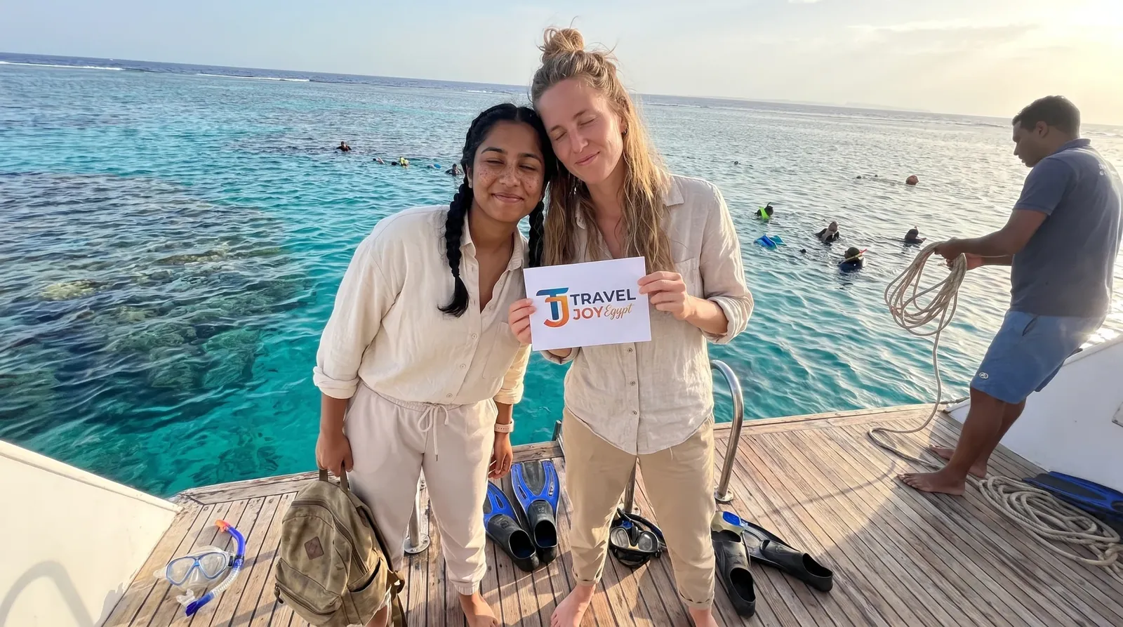 Viajeros en Snorkelling in the Red Sea – Tour de 10 Días por Egipto de la UNESCO: El Cairo y Sharm