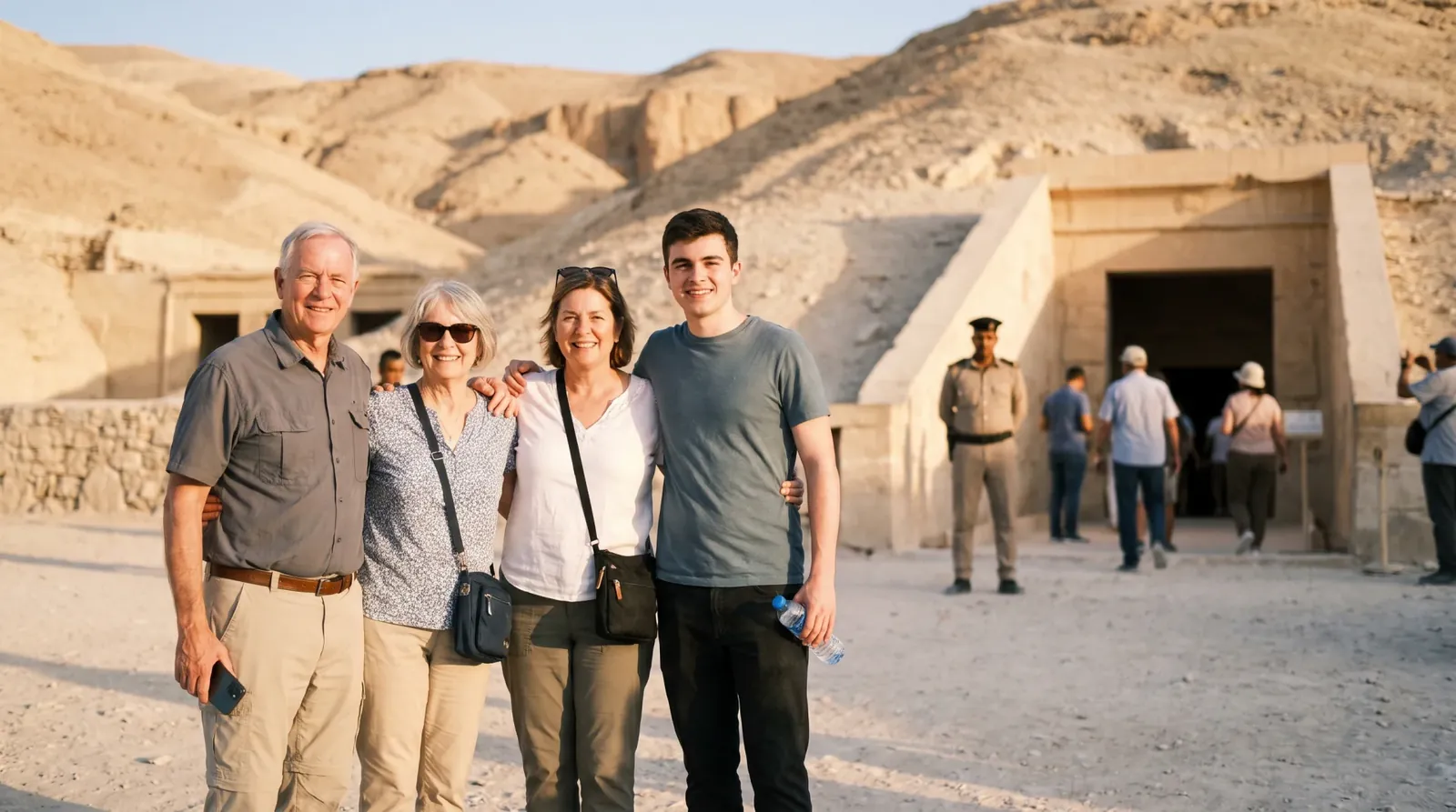 Viajantes em Valley of the Kings, Luxor – Tour Egito para Idosos de 10 Dias: Cairo, Hurghada & Nilo