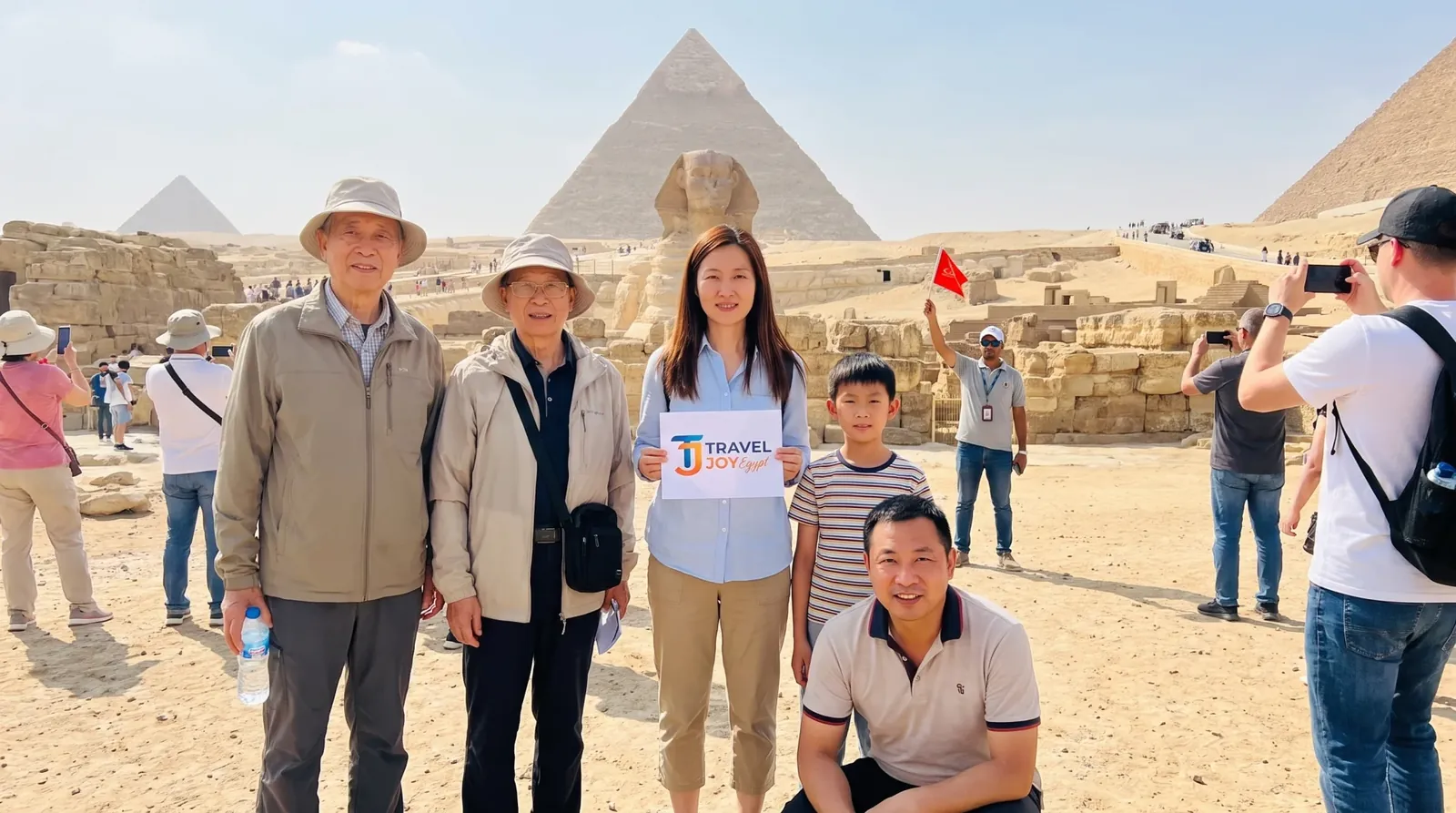 Reisende bei Great Sphinx of Giza – 11 Tage Kairo, Luxor, Alexandria & Hurghada
