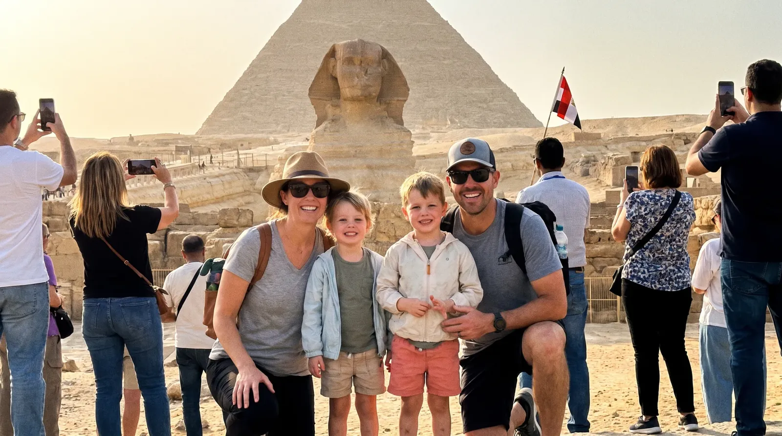 Cestovatelé u Great Sphinx of Giza – 11denní ultimátní UNESCO Egyptská tour
