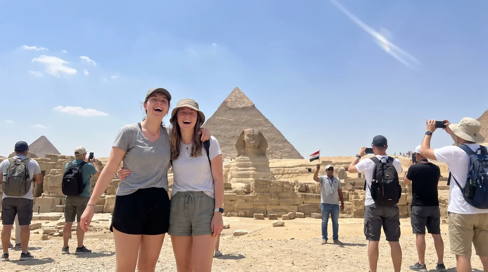 Viajeros en Great Sphinx of Giza – Aventura en las Pirámides de Egipto, Palacios y Mar Rojo