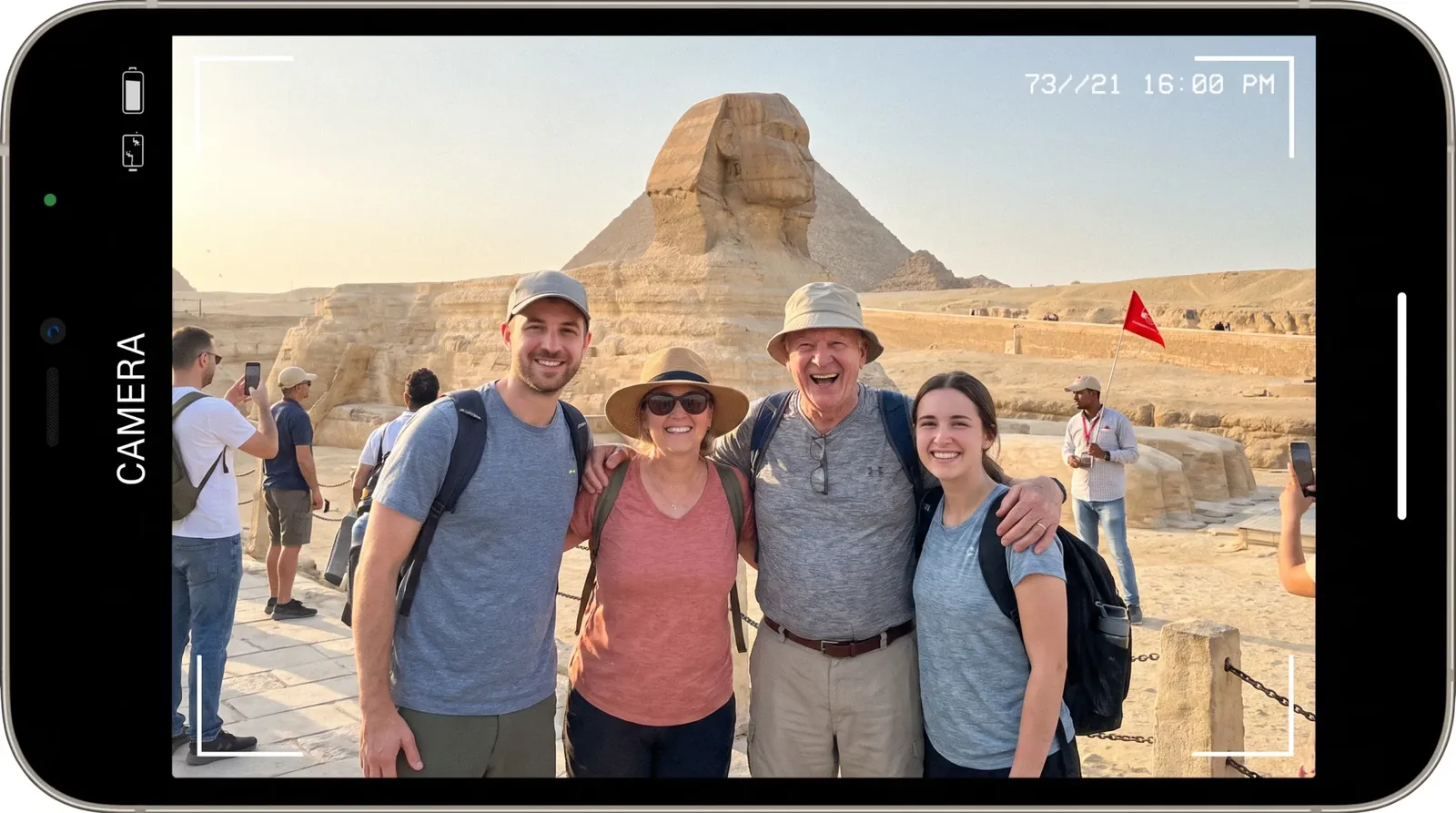 Viajeros en Great Sphinx of Giza – Egipto y Jordania Gran Tour: Aventura de 12 Días