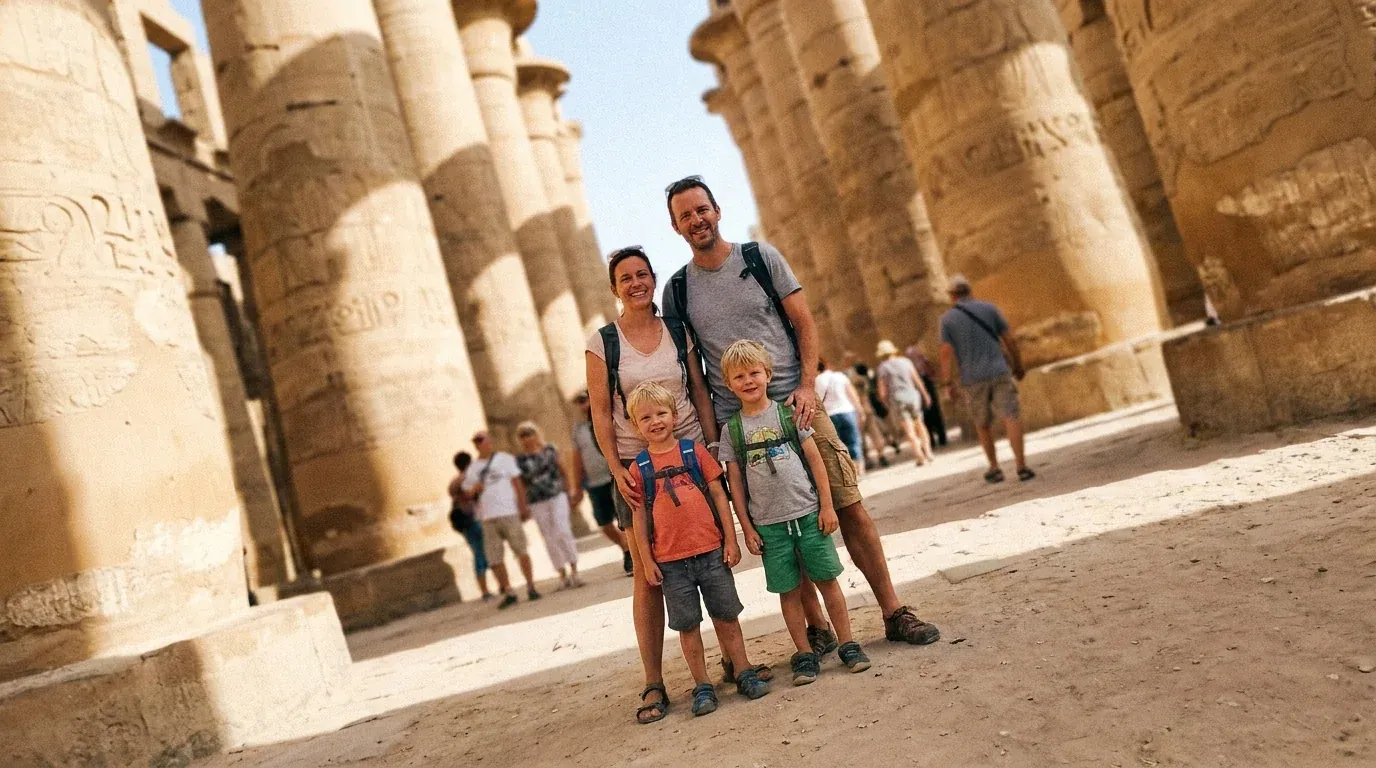 Reisende bei Karnak Temple, Luxor – 13-tägige kulturelle Schätze Ägyptens