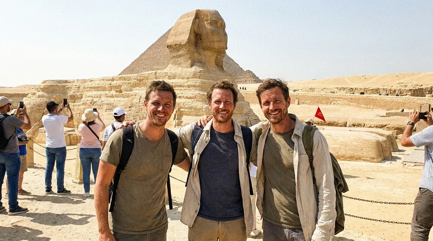 Viajeros en Great Sphinx of Giza – Egipto y Turquía Gran Tour: Pirámides, Siwa y Gobeklitepe