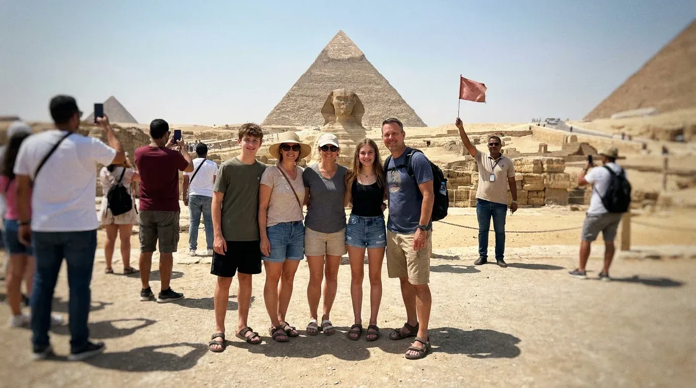 Viajantes em Great Sphinx of Giza – Egito, Marrocos e Jordânia 18 Dias de Maravilhas