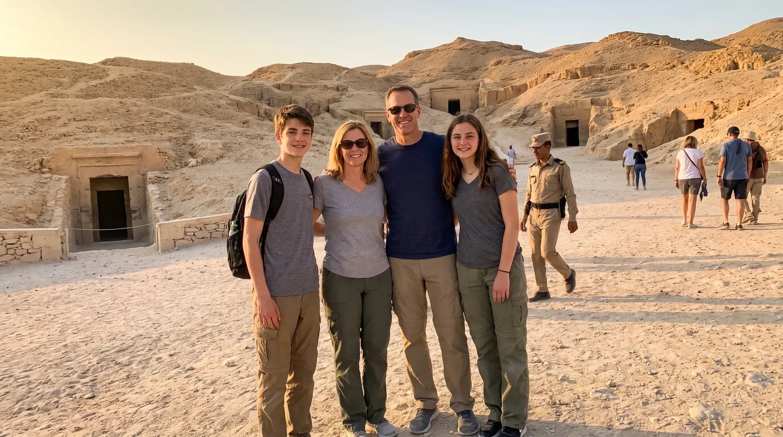 Reisende bei Valley of the Kings, Luxor – 5-tägiges Tourpaket für Kairo und Luxor
