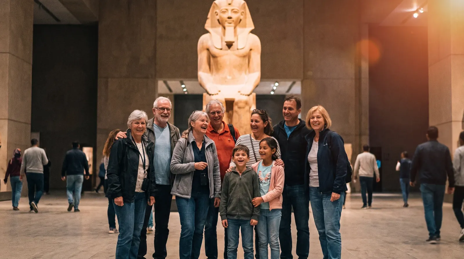 Reisende bei Grand Egyptian Museum, Giza – Ägypten Budget 5-Tages-Tourpaket