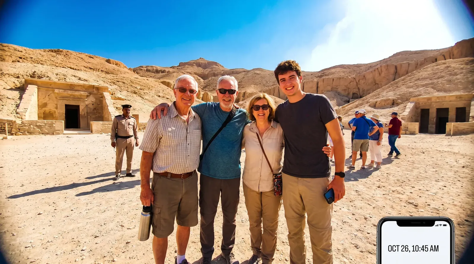 Reisende bei Valley of the Kings, Luxor – Ägypten Budget 5-Tages-Tourpaket