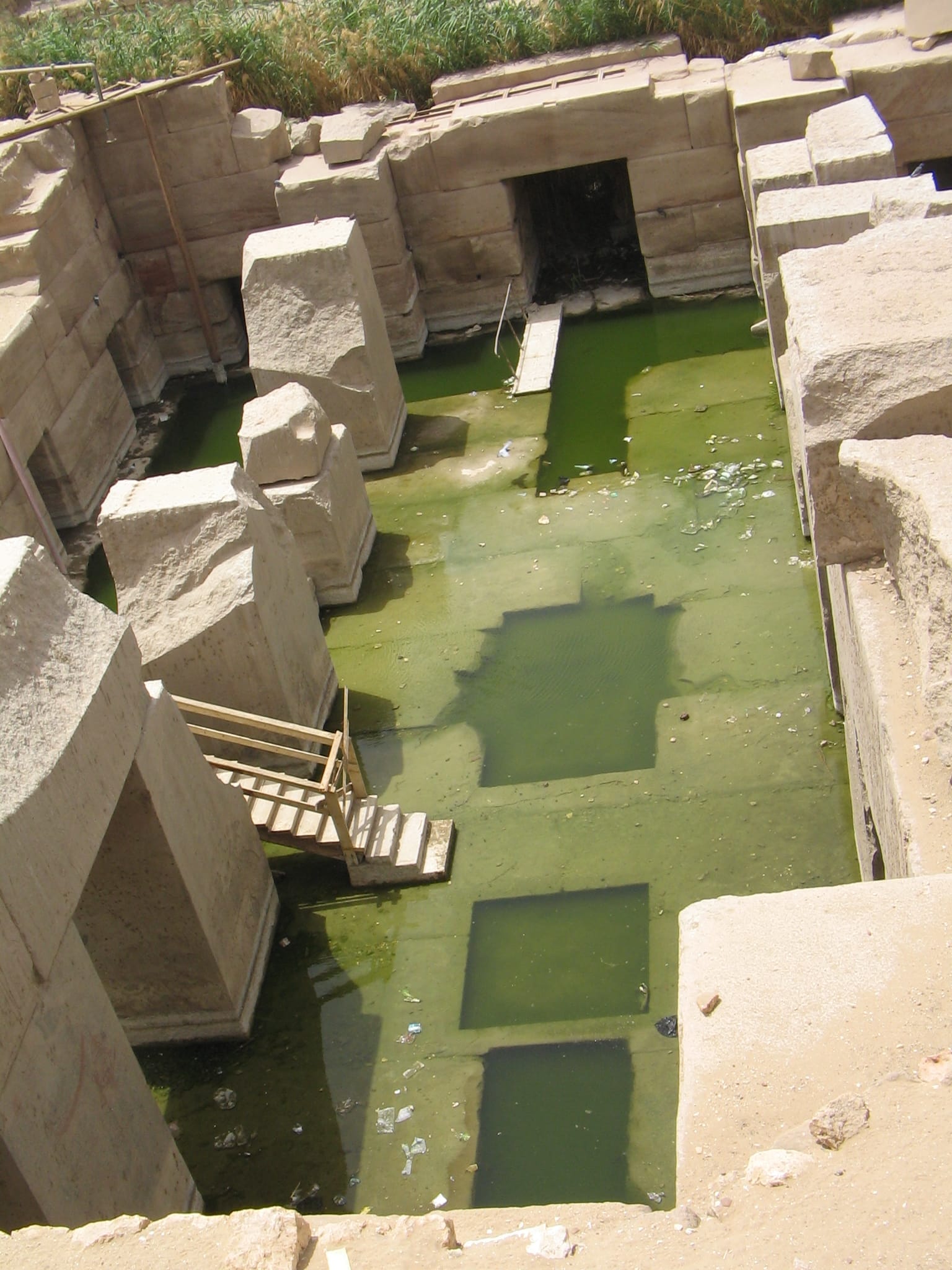 Templo Osireion de Seti I Abydos, Templo de Abydos