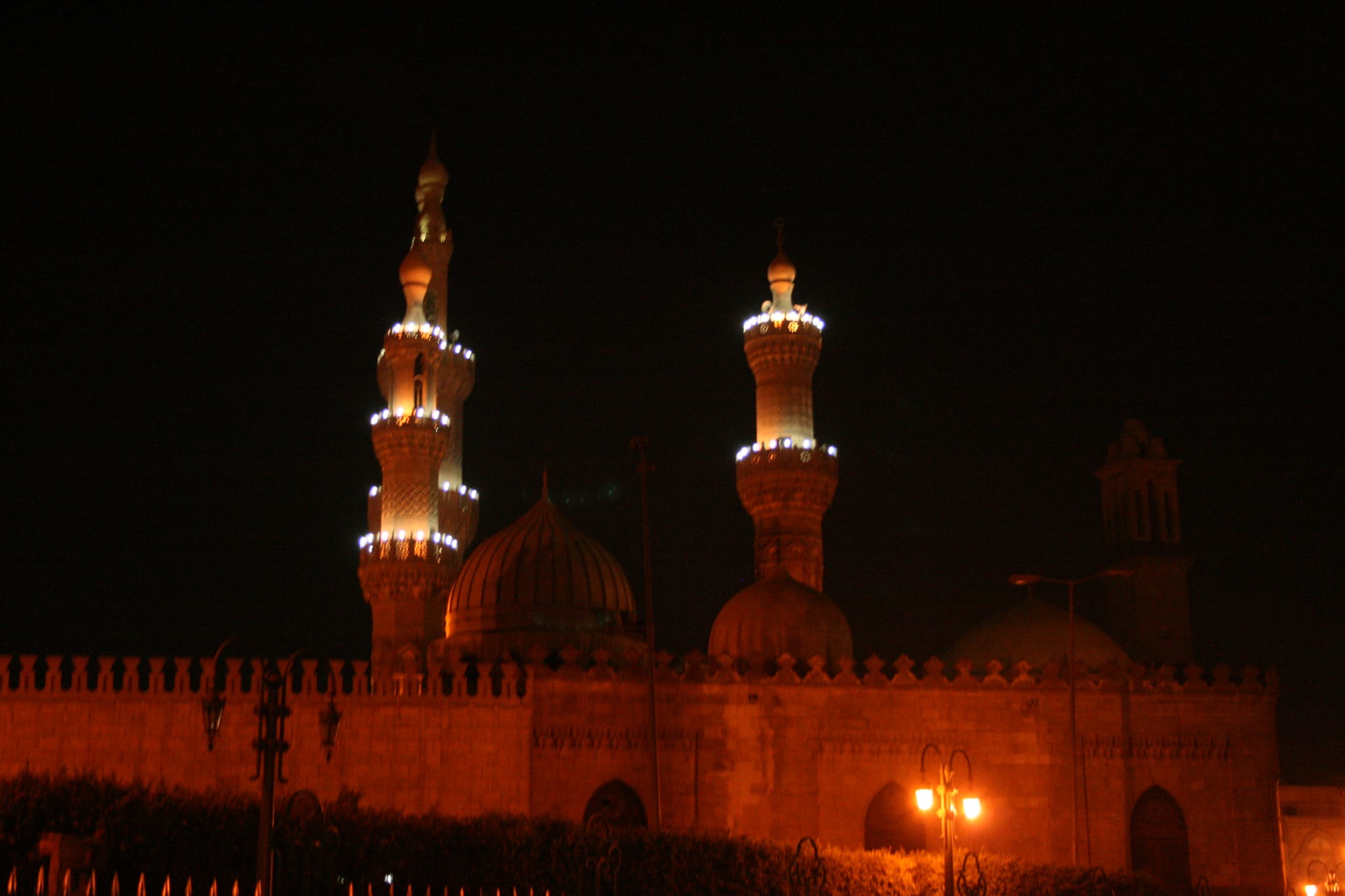Mesquita Al Azhar à noite, Mesquita Al Azhar