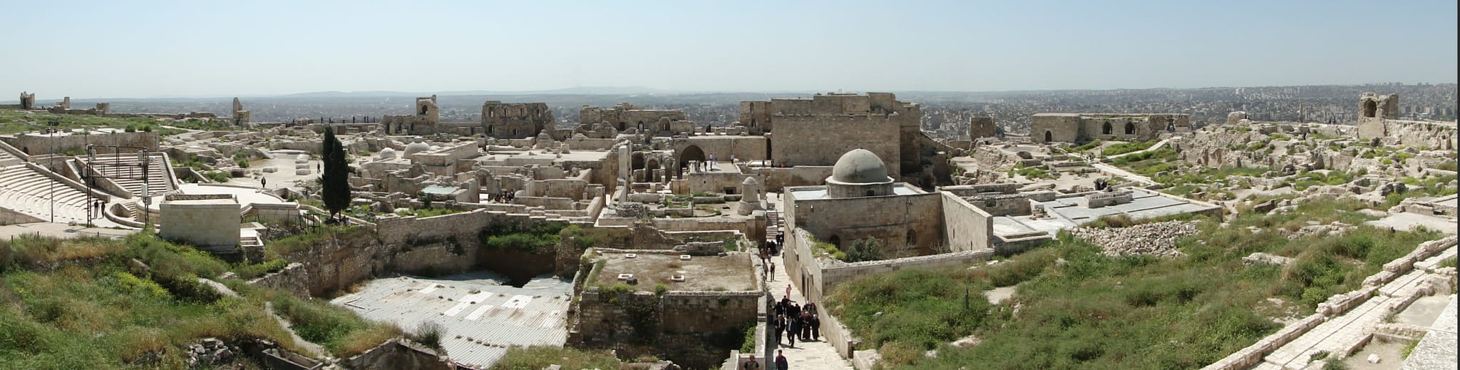 Působivá citadela Qaitbay s výhledem na Alexandrii a Středozemní moře.