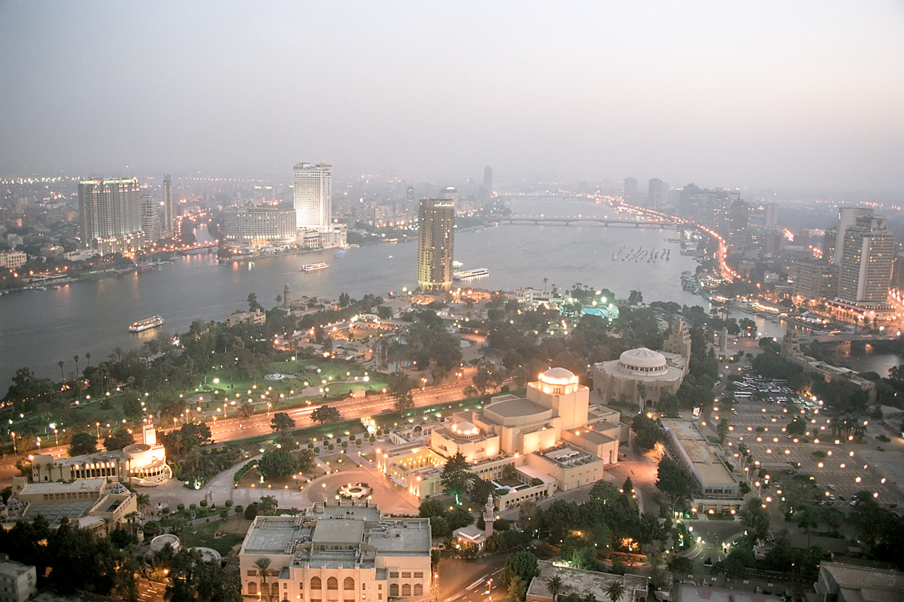 Cairo Opera House in the evening, Cairo Opera House