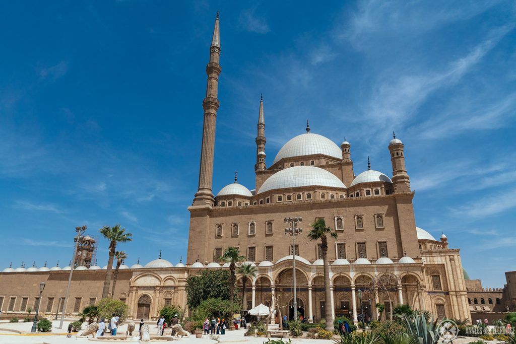 Cairo Citadel with Muhammad Ali Mosque in distance