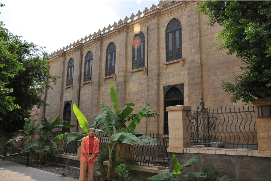 Eingang der Ben Ezra Synagoge Kairo, Ben Ezra Synagoge Kairo