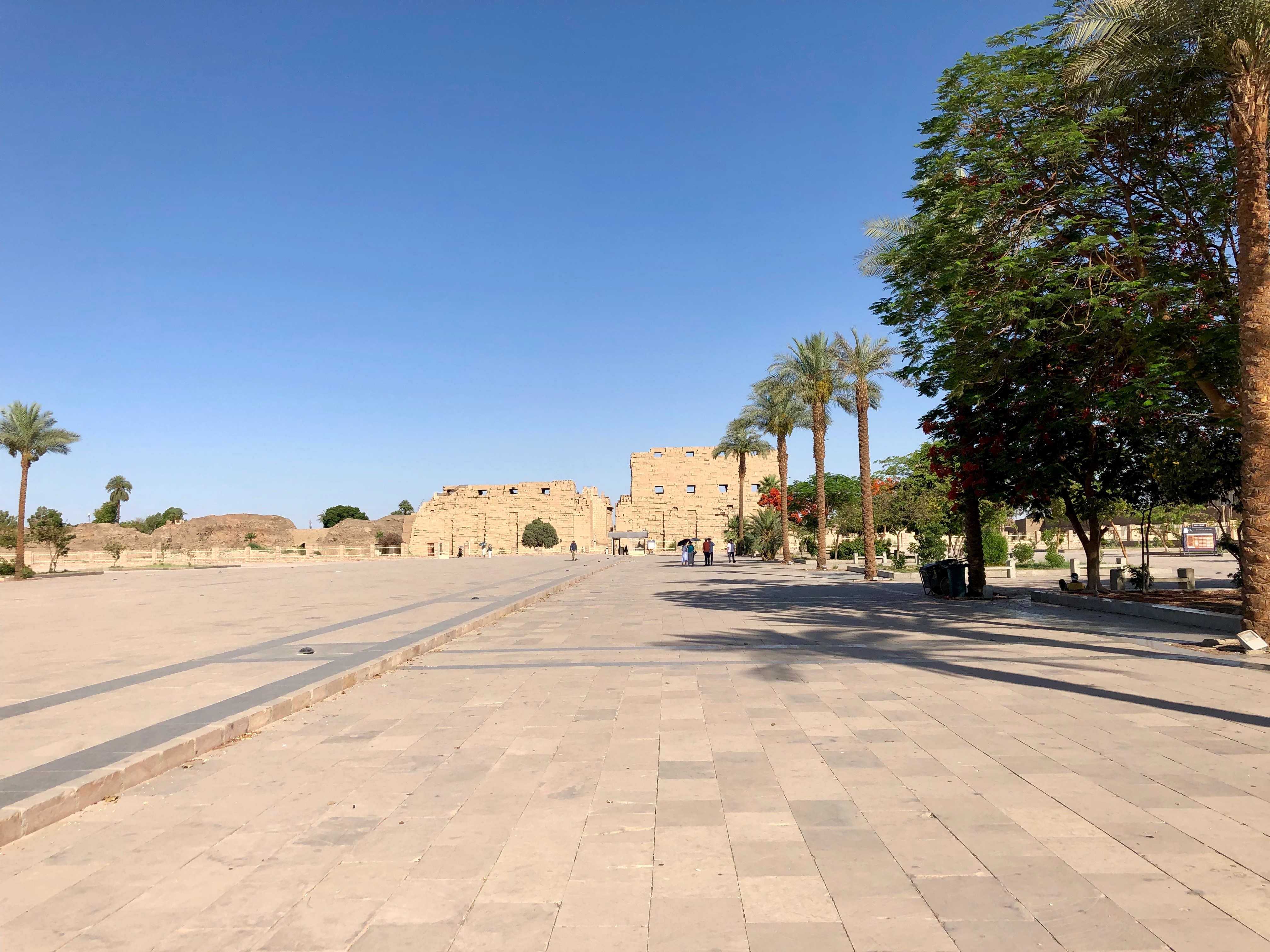 Entrada al templo de Karnak