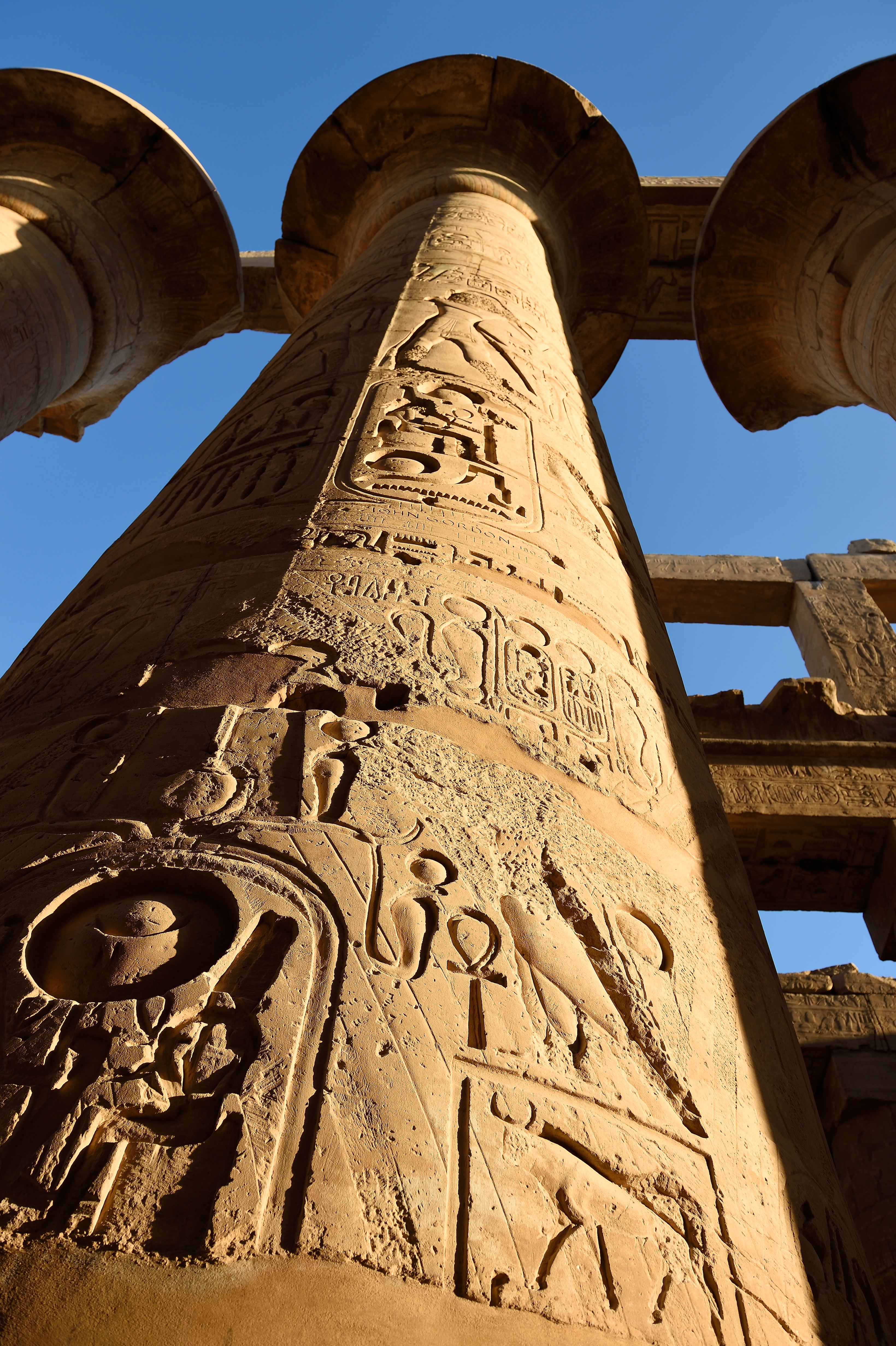 Columnas del templo de Karnak