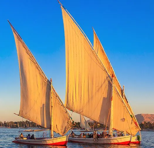 Felucca in The Nile, Long Nile Cruise