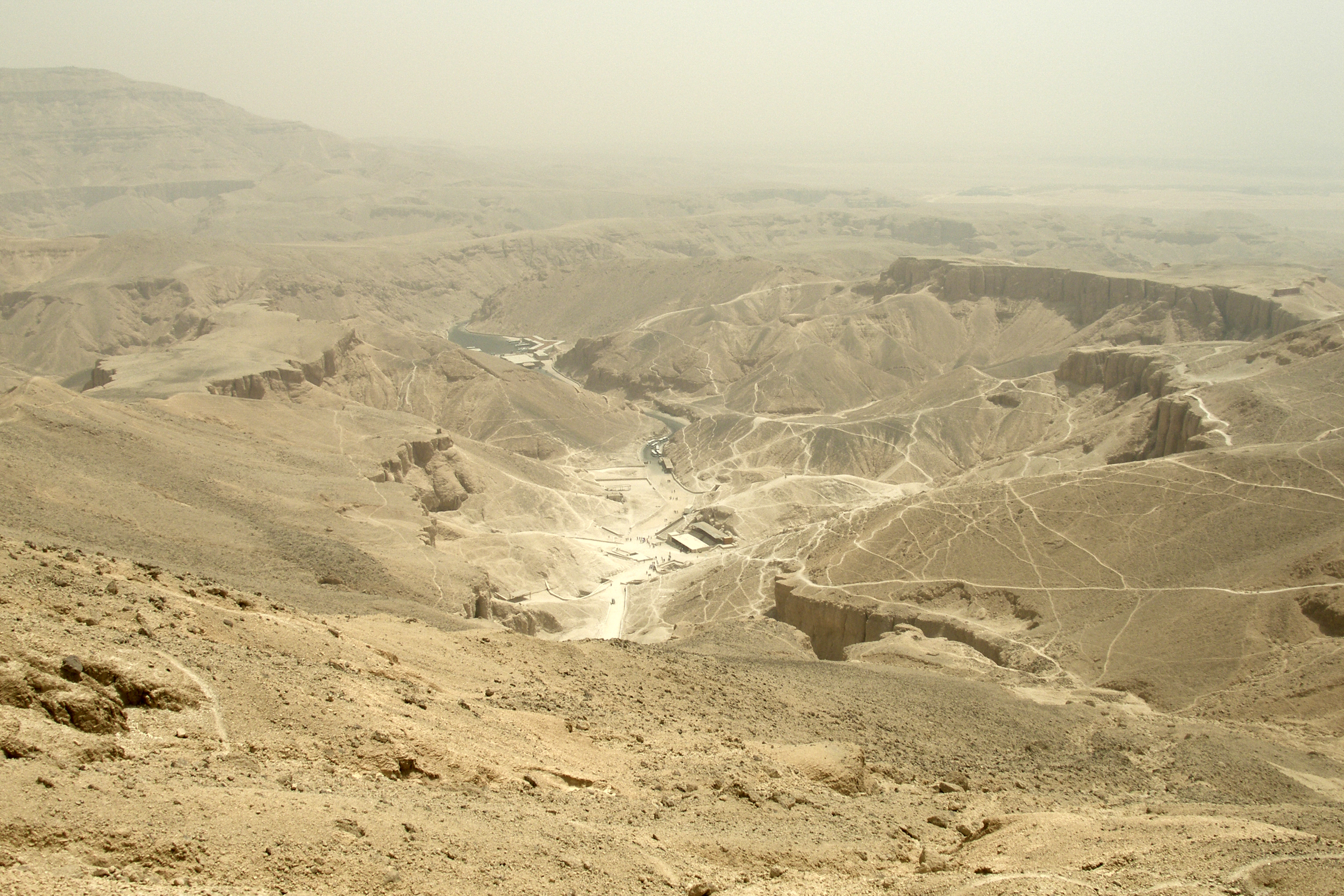 Vista panorámica de Medinet Habu