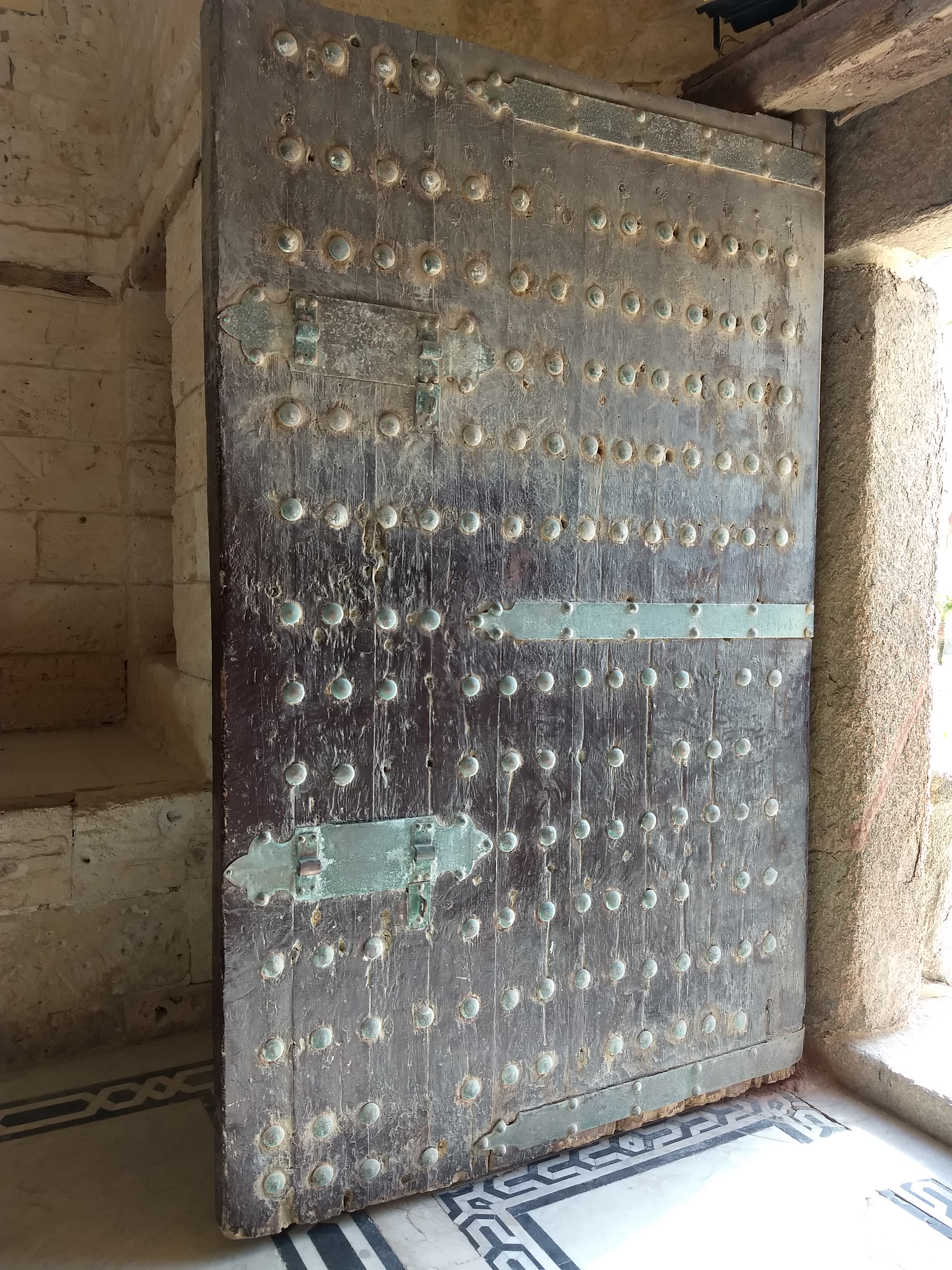 Interiér pevnosti Qaitbay, citadela Qaitbay, citadela Qaitbay