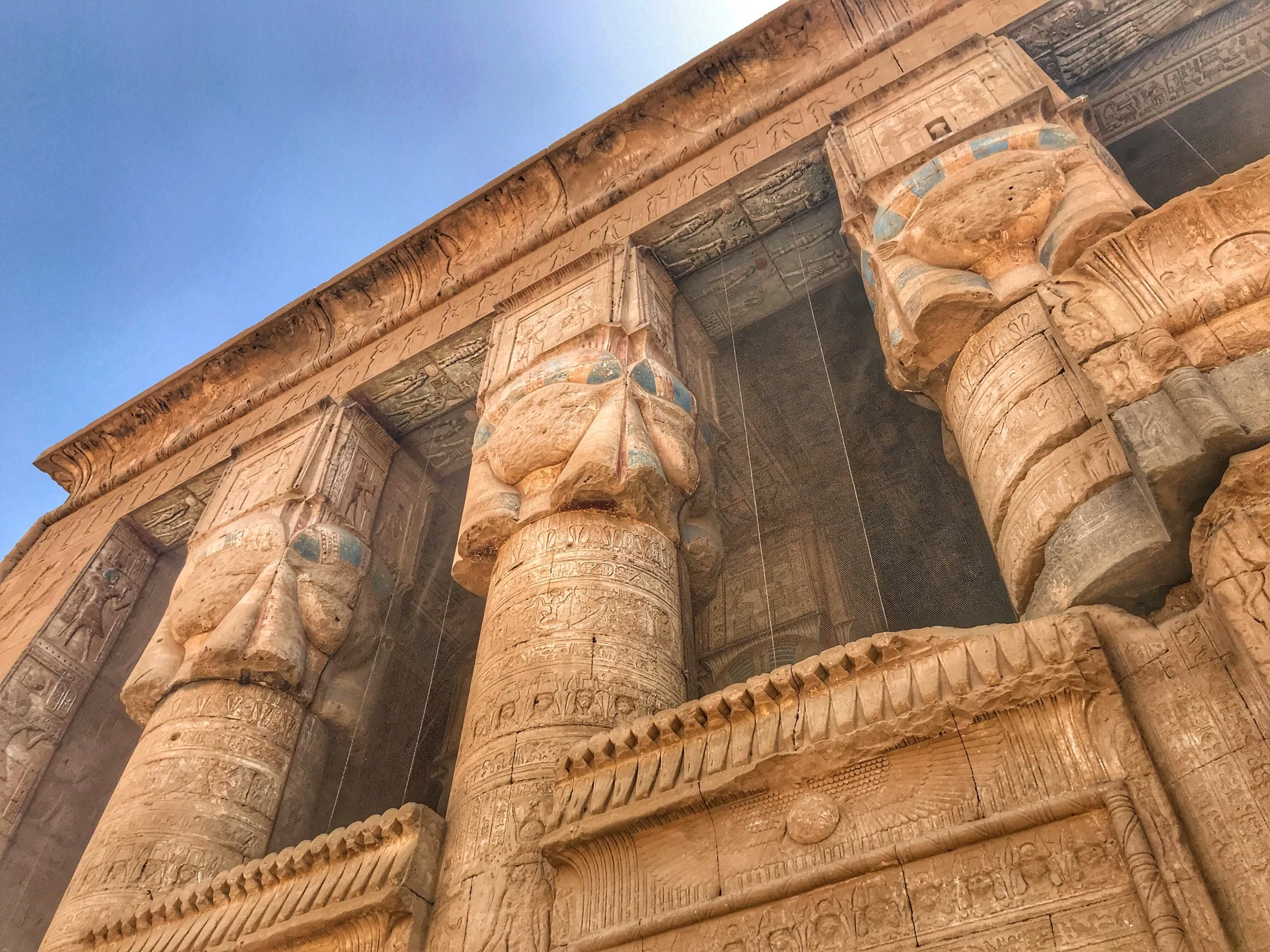 Cleopatra and Caesarean, Temple of Hathor, Dendera, Queen Cleopatra