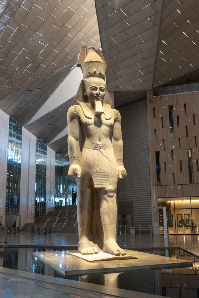 statue of Ramses II in grand egyptian museum, Ramses II
