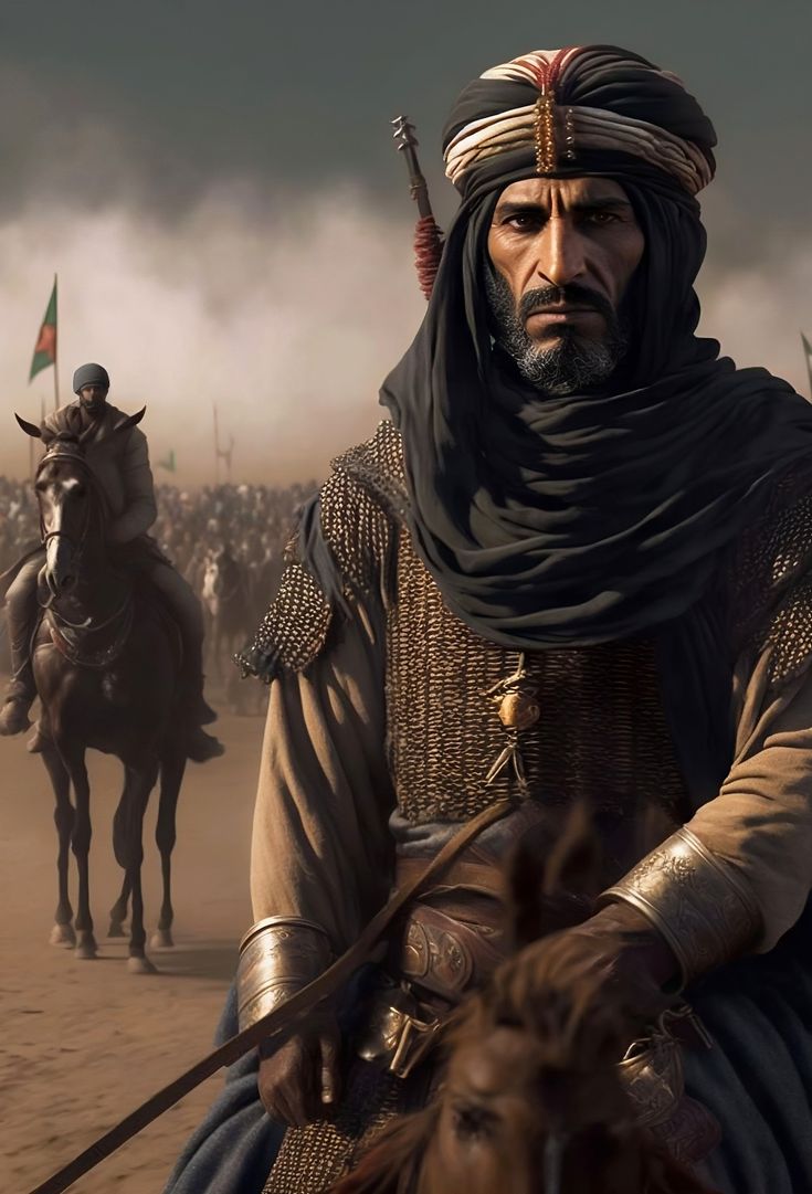 An artistic depiction of Salahuddin Ayyubi