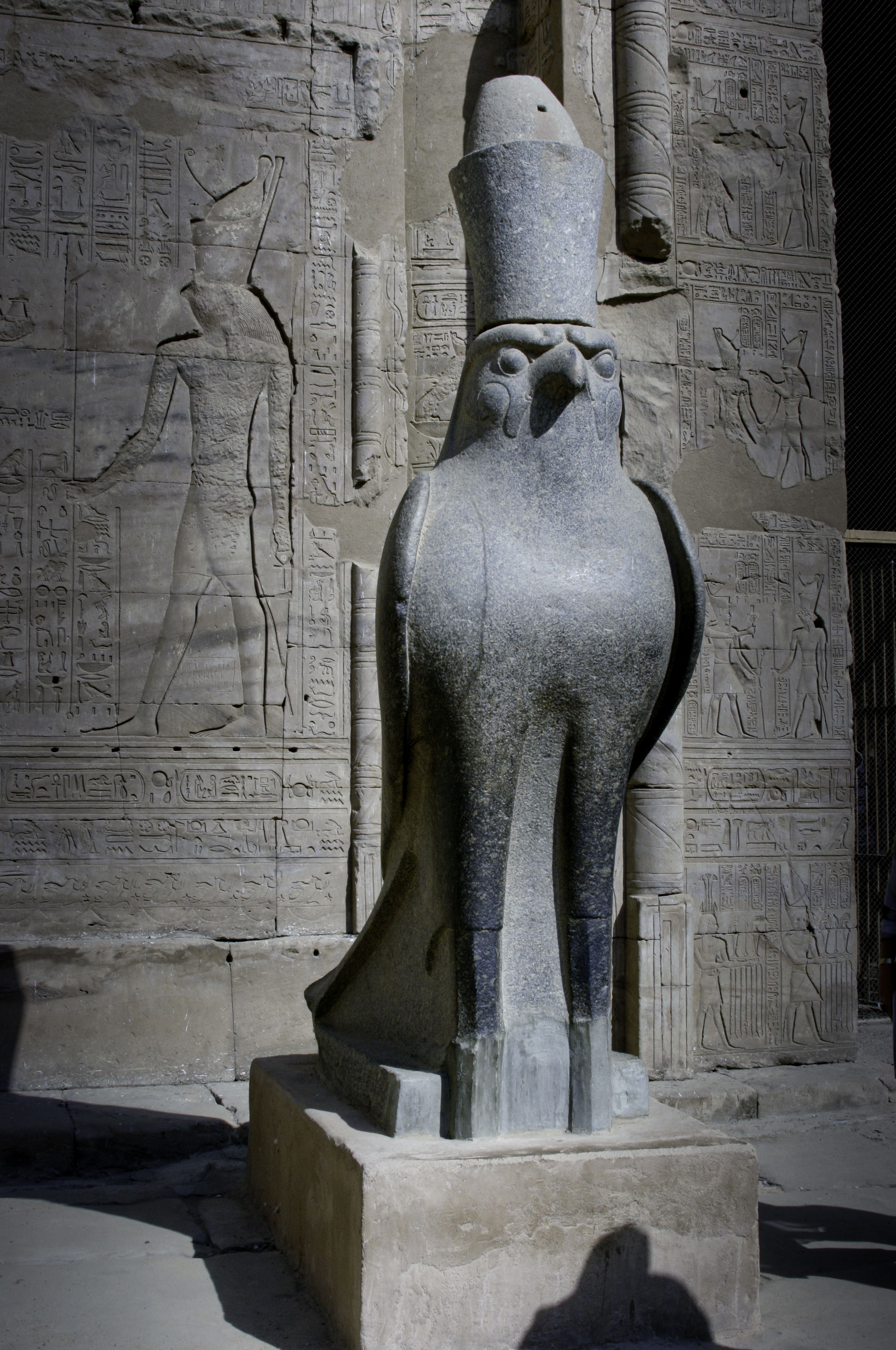Close up of an Horus statue, Middle Kingdom of Egypt