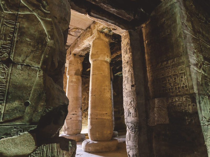 Abydos column egypt