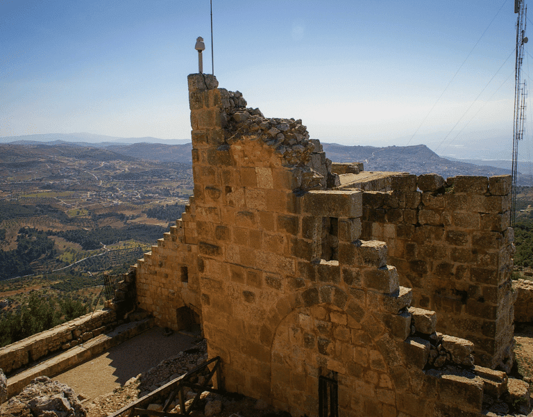 Ajloun Castle outside
