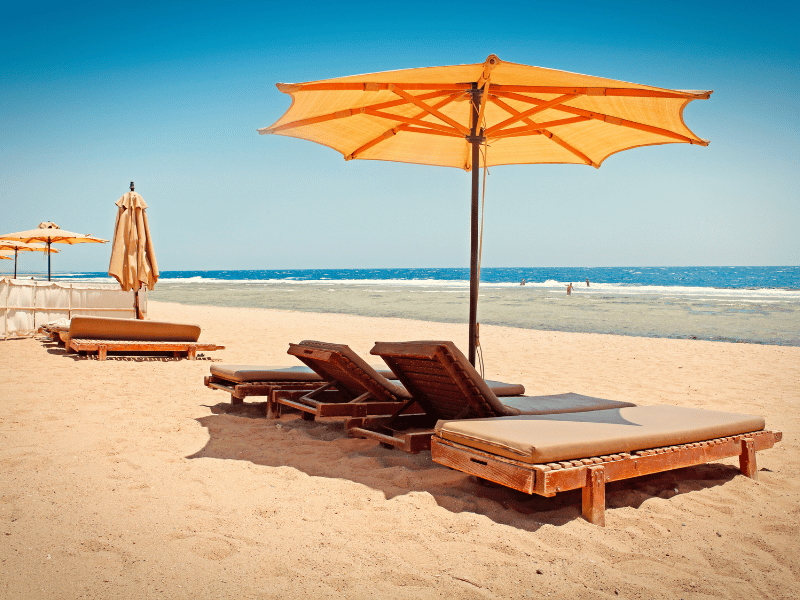 Beach in Hurghada egypt